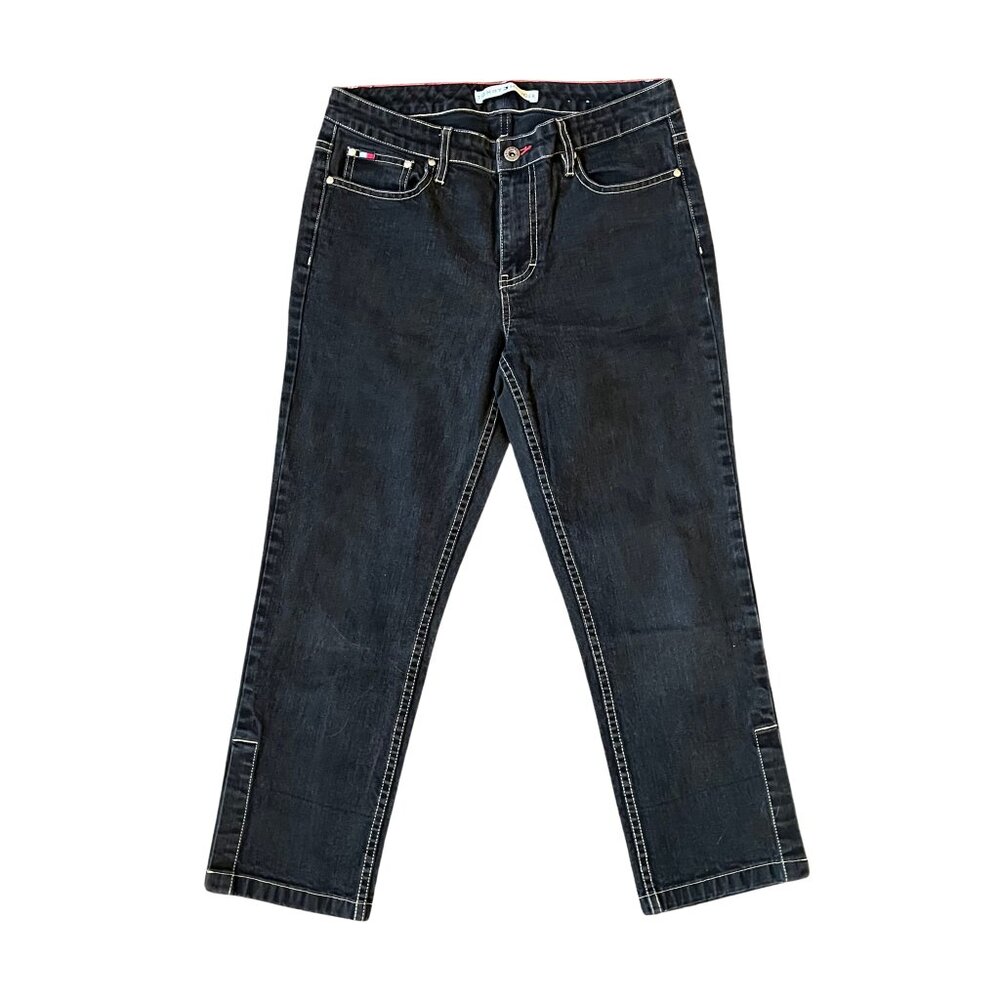 Tommy Hilfiger Black Denim Capris